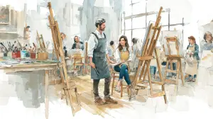 آموزش و کلاس نقاشی آکادمیک و حرفه‌ای